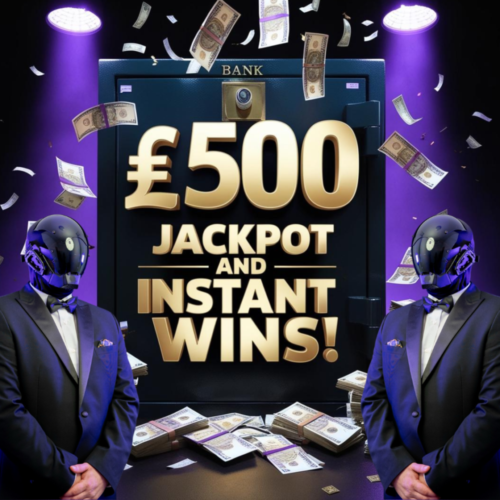 £500 jackpot with instant wins