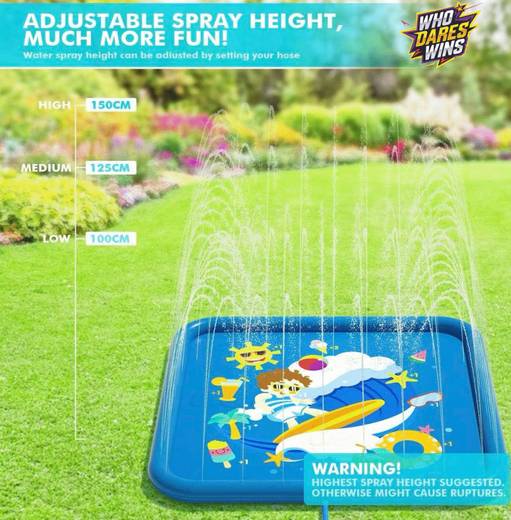 Splash Play Pad with Sprinklers