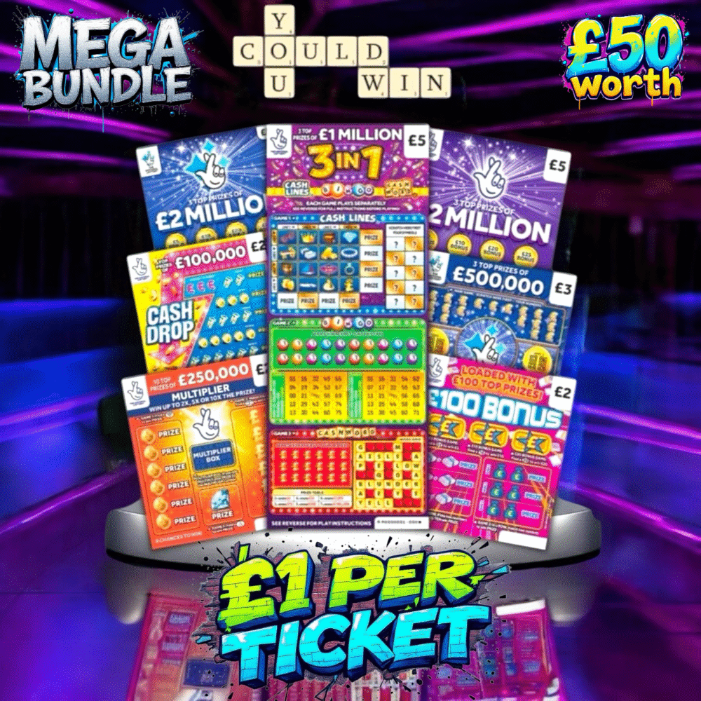 The MEGA scratch card bundle
