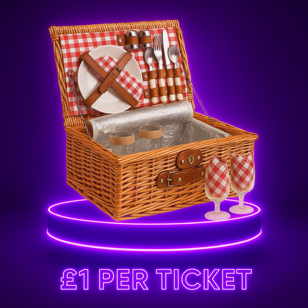 Premium Wicker Picnic Basket
