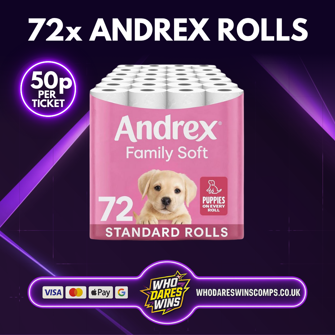 72 x Rolls of Andrex