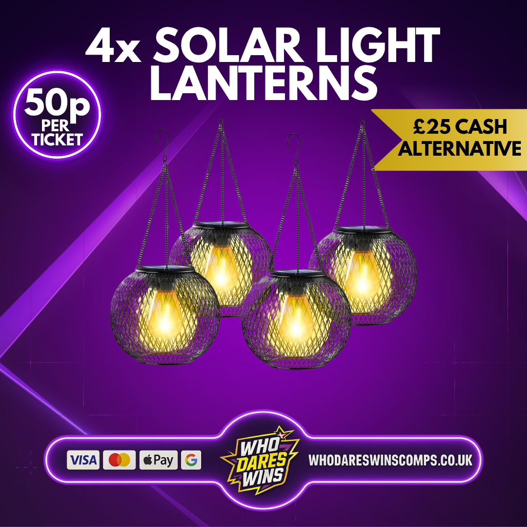 4 x Solar Light Lanterns