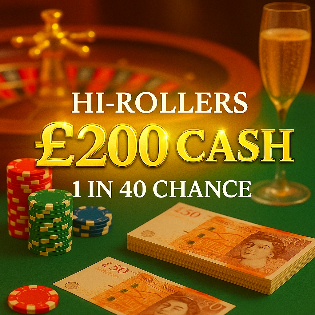 Hi-Rollers £200 Cash